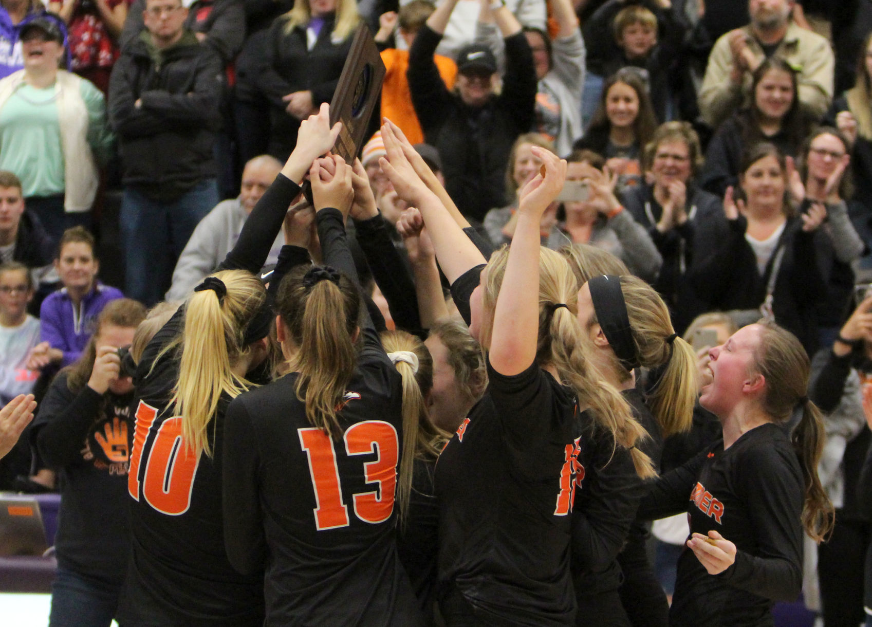 Bloomer volleyball at Mosinee 11-2-19